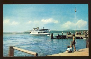 Wolfeboro, New Hampshire/NH Postcard, MV Mt Washington, Lake Winnipesaukee,1967!