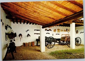 Postcard Venezuela Caracas Colonial Art Museum the stable