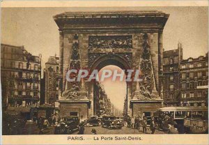 Postcard Old Paris Porte Saint Denis