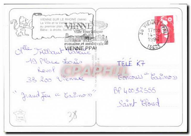 Modern Postcard Vienna on the Rhone Isere