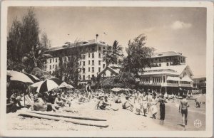 RPPC Postcard Waikiki Beach Honolulu Hawaii HI