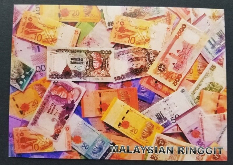 [AG] P39 Malaysia Currency Ringgit Banknotes Paper Money Bank (postcard) *New