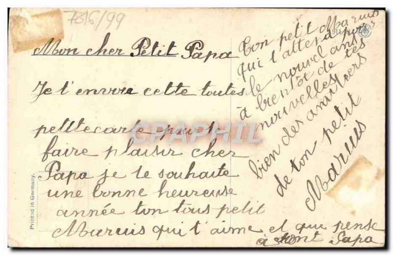 Old Postcard Fun Children Pigs