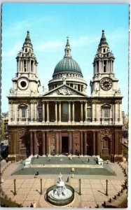 The West Front of Wren's masterpiece, St. Paul's Cathedral - London, England