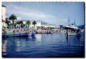 Modern Postcard Port of Ajaccio peune