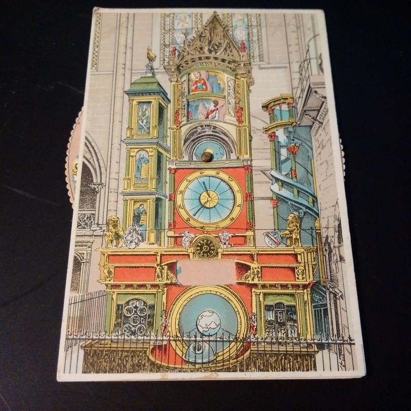 Strasbourg Astronomical Clock  - Mechanical Postcard