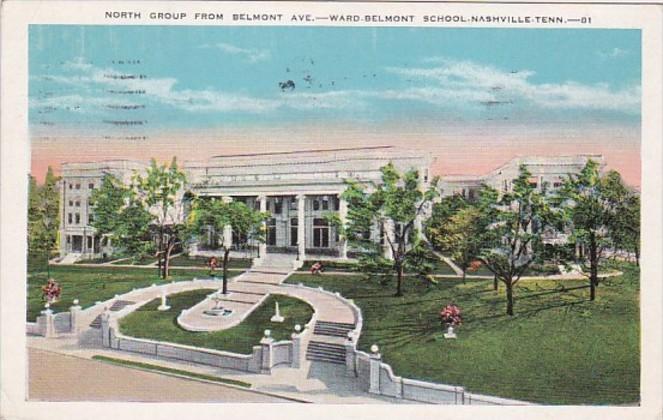 Tennessee Nashville North Group From Belmont Avenue Ward-Belmont School 1931