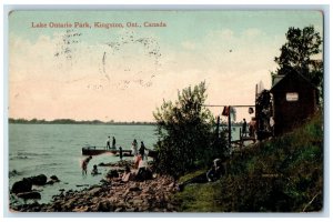 1910 Lake Ontario Park Kingston Ontario Canada Buffalo NY Posted Postcard 