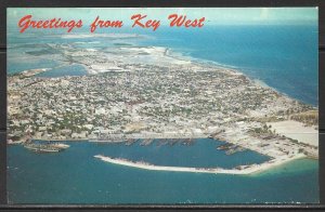 Florida, Key West - Greetings - Aerial View - [FL- 584]