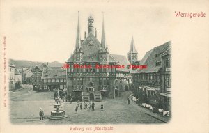 Germany, Wernigerode, Rathaus Mit Marktplatz