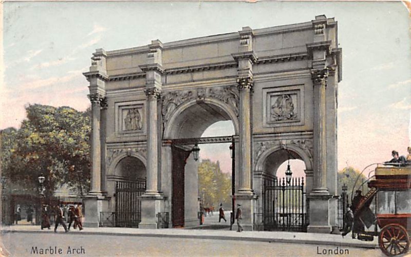 Marble Arch London United Kingdom, Great Britain, England 1908 