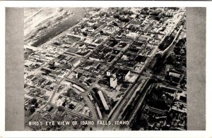 Idaho Falls, ID Idaho  BIRD'S EYE~AERIAL VIEW Population 15,000 VINTAGE Postcard