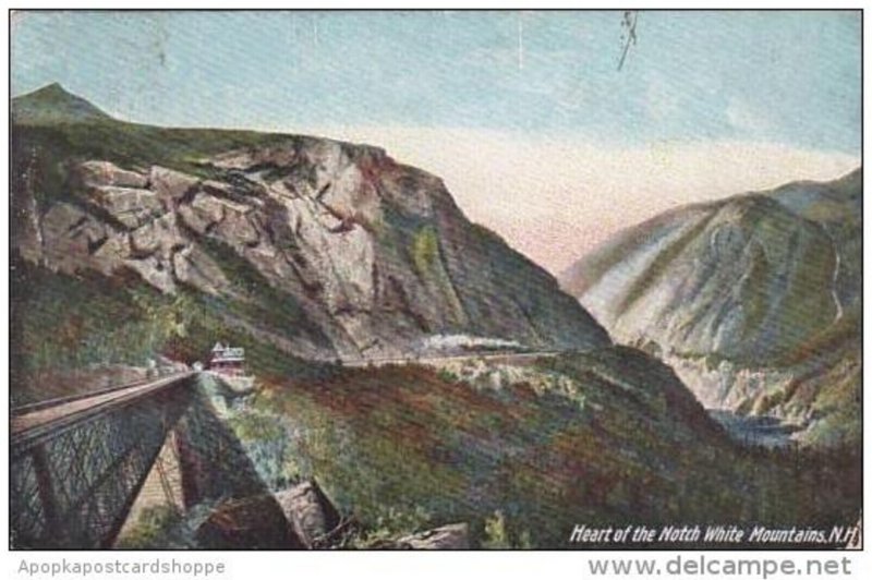 New Hampshire White Mountain Heart Of The Notch White Mountains 1908