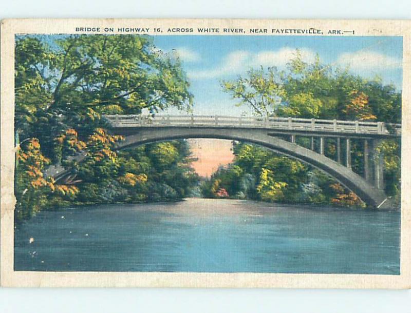 Linen BRIDGE SCENE Fayetteville Arkansas AR H8775