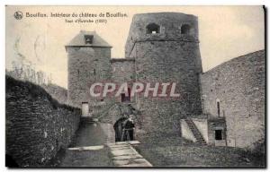 Belgium Bouillon Old Postcard Interior of Bouillon Castle Tower & # 39Autrich...