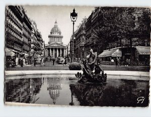 Postcard Le Panthéon et la Rue Soufflot, Paris, France