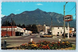 Hope British Columbia Canada Postcard Looking Along Main Street c1950's