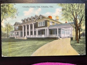 Vintage Postcard 1910 Columbus Country Club Columbus Ohio (OH)