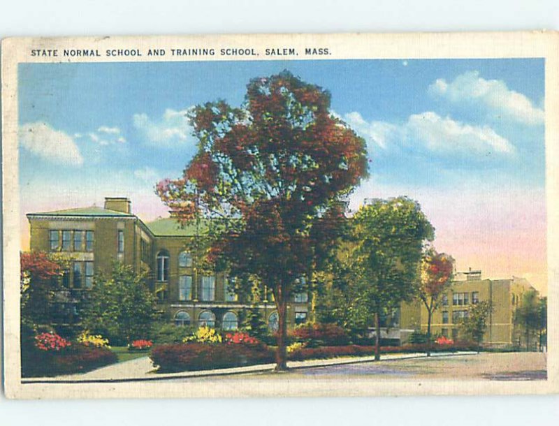 Pre-Chrome SCHOOL SCENE Salem - Near Boston Massachusetts MA AH0164