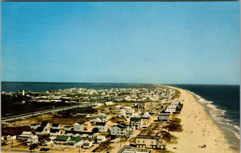 Aerial View Fenwick Island Delaware Postcard