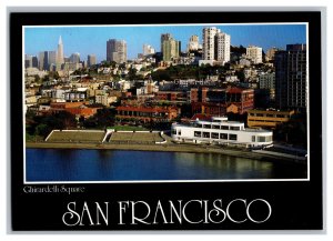 Postcard CA Ghirardelli Square San Francisco California Continental View Card