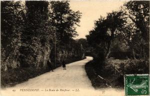 CPA Pennedepie - La Route de HONFLEUR (516488)