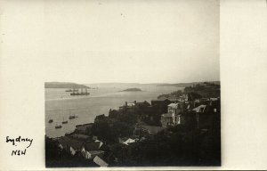 australia, NSW, SYDNEY, Harbour Scene (1920s) RPPC Postcard