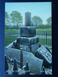 Cheshire MACCLESFIELD Old Market Cross - Old Postcard by The British Mirror