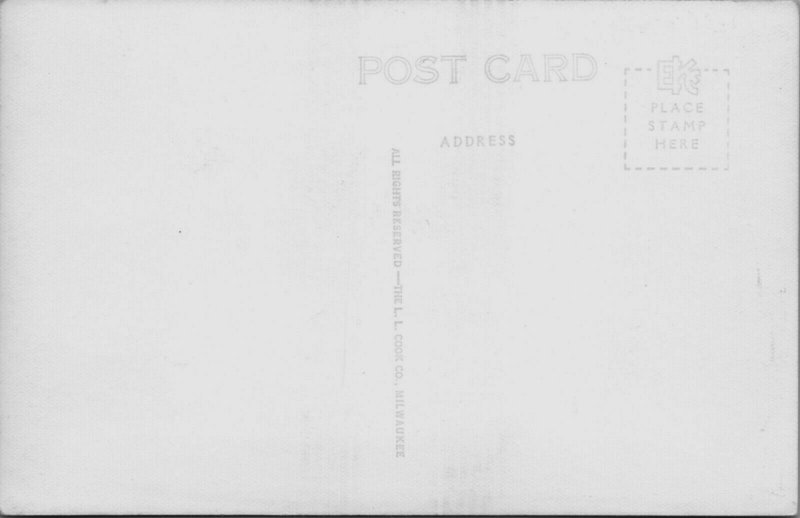 Houghton Lake Dam Michigan RPPC - A13