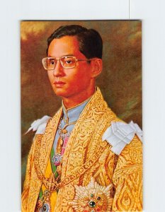 Postcard His Majesty King Bhumibol Adulyadej of Thailand