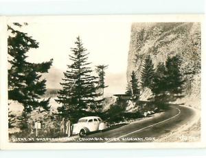 RPPC Shepperds Dell Columbia River Hwy 840 Oregon Black/Wh  Postcard # 6415