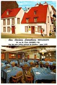 Quebec , Aux Anciens Canadiens Restaurant