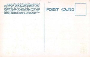 New Orleans Louisiana Hibernia Bank Vault Department Vintage Postcard JI658146