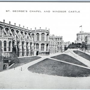 c1910s Windsor, England St Georges Chapel Castle Gothic Architecture Royal A353