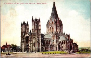 New York City Cathedral Of St John The Divine 1910