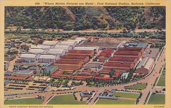 Where Motion And Made First National Studional Burbank California