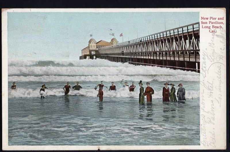 California LONG BEACH New Pier and Sun Pavilion - pm1905 - Und/B Vintage