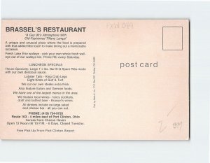 Postcard Brassel's Restaurant, Port Clinton, Ohio