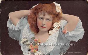 Miss Mabel Love Theater Actor / Actress Postal Used Unknown, Missing Stamp 