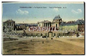Old Postcard Versailles The Facade Of The Palace