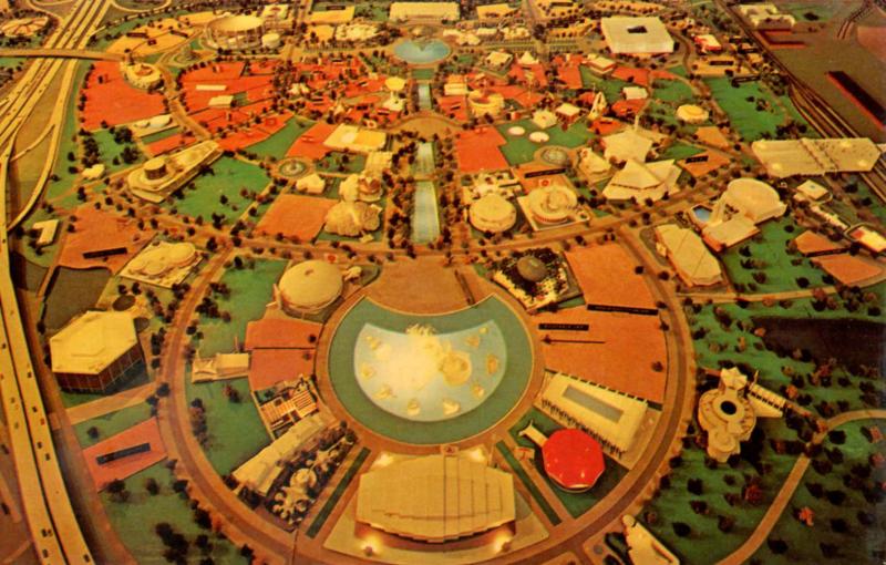 NY - New York World's Fair, 1964-65. Model of the Site