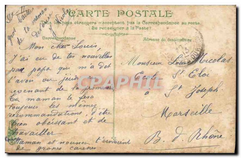 Postcard Old Avignon The Palace Square