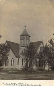 c.'07 RPPC,Real Photo,Methodist, M.E. Church, Bethany, IL, ILL,Old Postcard