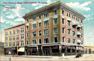 Postcard First National Bank in Cheyenne, Wyoming