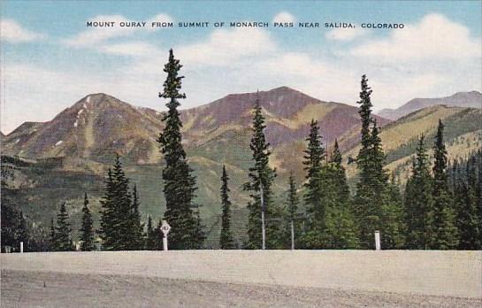 Colorado Salida Mount Ouray From Summit Of Monarch Pass