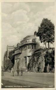 Sweden Göteborg Hendriksberg Restaurant RPPC 06.59