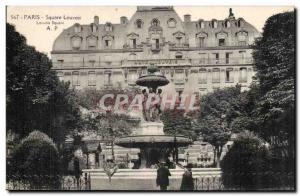 Paris Postcard Old Square Louvois