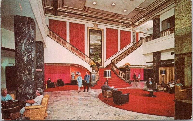 Hotel Newhouse Salt Lake City UT Utah Interior Unused Postcard G90