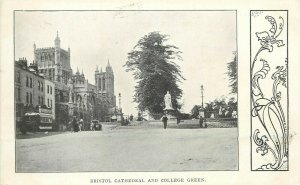 Bristol cathedral and College Green