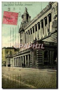 VINTAGE POSTCARD New Knitting machine Exchange Liverpool